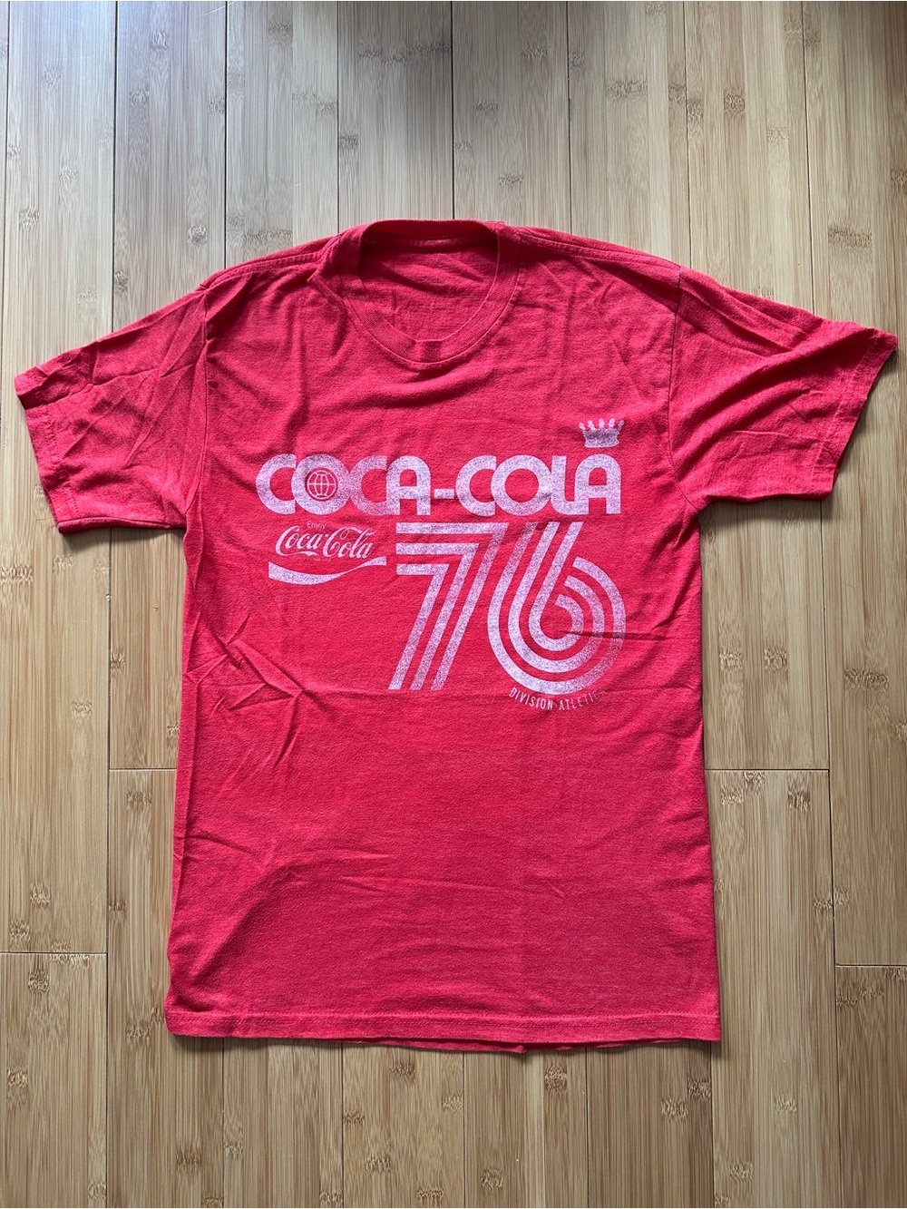 Vintage COCA-COLA 76 Division Atletica TS 70s